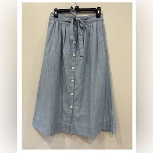 Madewell Blue Denim Skirt Size 4